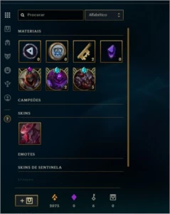Conta Lol lvl 44, ouro 3 - League of Legends