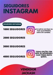 [Promoção] 1K Seguidores Instagram por apenas R$ 4,00