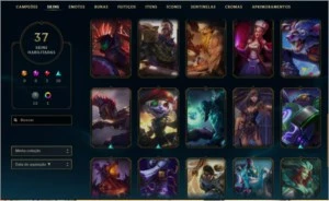 Conta diamante - League of Legends LOL