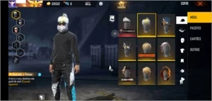 CONTA FREE FIRE BASTANTE GEMADA COM 6 CUBOS MÁGICOS
