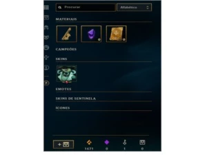 Conta de League of legends 21 campeões 1 skin LOL