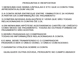 Conta de League of legends 21 campeões 1 skin LOL