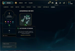 Conta ouro 2 com 36 Champs e 6 Skins - League of Legends LOL