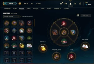 Conta ouro 2 com 36 Champs e 6 Skins - League of Legends LOL