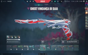 Conta valorant com as skins champions 2021/2