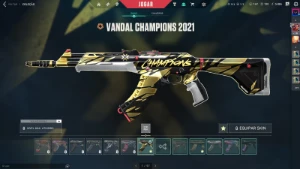 Conta valorant com as skins champions 2021/2