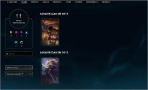 Conta Ouro III, nível 46. - League of Legends LOL