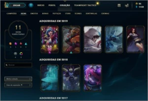 Conta Ouro III, nível 46. - League of Legends LOL