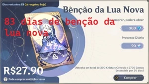 conta genshin impact