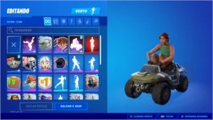 Conta fortnite skins tops Passe 5 e 950 vb para o proximo