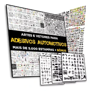 +5.000 Artes E Vetores Para Adesivos Automotivos (cdr/pdf) - Serviços Digitais