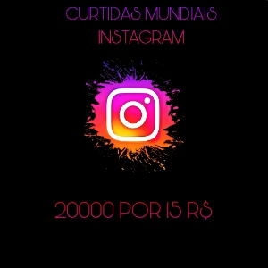 20000 Curtidas mundiais para instagram Reels/Publicações