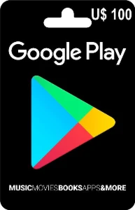 Gift card Google Playstore R$ 100 Reais - Gift Cards