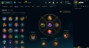 Conta League of legends 1443 SKINS + chromas e PAX JAX e TFT LOL