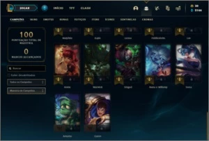 Conta prata 1 com 18 skins e 42 champs - League of Legends LOL
