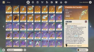 AR56 Nahida + BIS, Cyno + BIS, Tighnari+BIS e vários outros - Genshin Impact