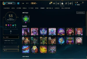 Diamante 4 com 45 Champs e 7 Skins - League of Legends LOL