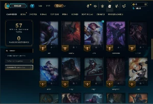 Diamante 4 com 45 Champs e 7 Skins - League of Legends LOL