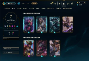 Diamante 4 com 45 Champs e 7 Skins - League of Legends LOL