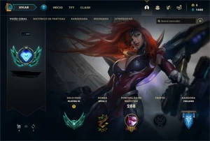 Conta LOL 2013 nv 141 62 skin platina 3 - League of Legends