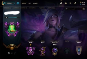 CONTA LOL MESTRE 400 PDL - League of Legends