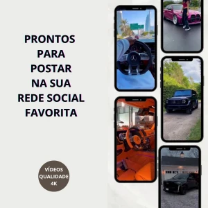 Pack 226 vídeos virais carros de luxo - lifestyle - Social Media