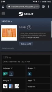 Conta steam