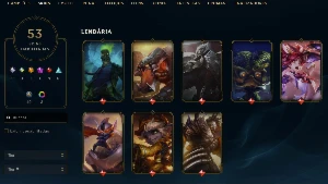 Conta League of Legends Full Acesso - 157 Champs e 53 Skins LOL