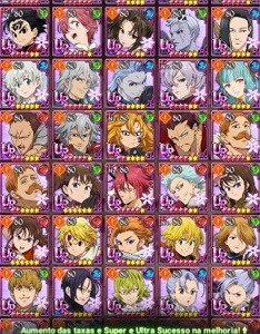 Conta Nanatsu no Taizai Grand Cross Server Global 3.9kk BOX - Outros