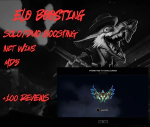 Elo Job League of legends LoL Challenger Main Adc