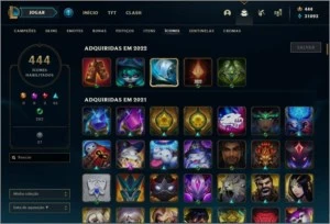 Conta De Lol - Todos Os Campeões - 600 Skins + - League of Legends