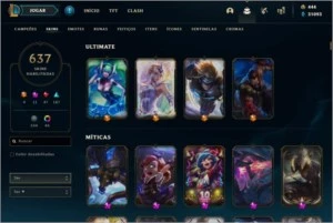 Conta De Lol - Todos Os Campeões - 600 Skins +