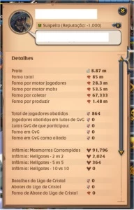 CONTA FULL PESCA + ADAGAS + FULL PVP + ILHA FULL - Albion Online