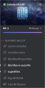 WL Cidade Alta Steam Whitelist - GTA