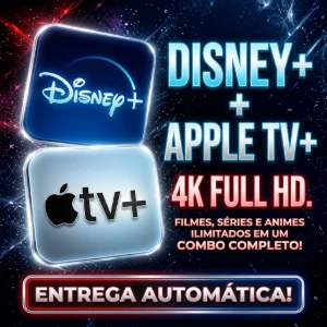 Disney Plus + Apple tv - 30 Dias (Entrega Automatica) - Assinaturas e Premium