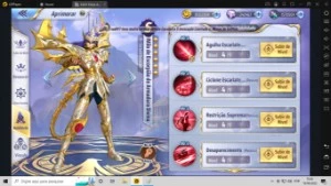 Saint Seiya Serv A-1  156K Gemas - 616 Estrelas. Quase FULL - Saint Seiya Awakening SSA