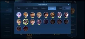 Conta mobile legends