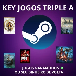 STEAM KEYS ALEATÓRIAS | STEAM KEY DE JOGOS R$70,00 - R$400