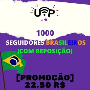 [PROMOÇÃO] 1000 Seguidores Brasileiros Com reposição - Redes Sociais