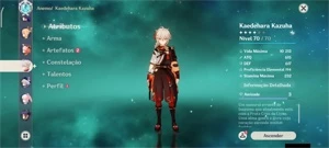 CONTA GENSHIN COM 20 PERSONAGENS T5 E 10 ARMAS T5 - Genshin Impact