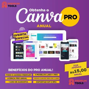 Canva PRO - Assinatura direto no seu email - Assinaturas e Premium