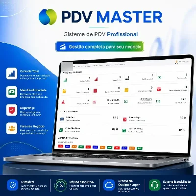 PDV MASTER — Gestão Completa para seu Negócio Script PHP Cód - Sites, Lojas e Sistemas Prontos Sites e Scripts