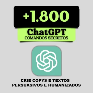 ChatGPT +1800 Prompts - Crie Conteúdo que Vende! - Outros