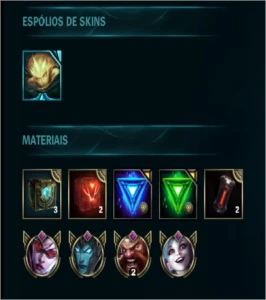 Conta League of Legends - Platina 5  - 178 skins LOL