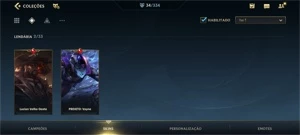  CONTA WILD RIFT - Ex diamante / 34 skins - League of Legends: Wild Rift LOL WR