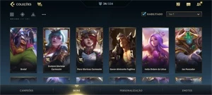  CONTA WILD RIFT - Ex diamante / 34 skins - League of Legends: Wild Rift LOL WR