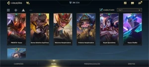  CONTA WILD RIFT - Ex diamante / 34 skins - League of Legends: Wild Rift LOL WR