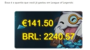 Conta League Of Legends com 263 Skins LOL