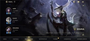 Conta 112 skins - League of Legends: Wild Rift LOL WR