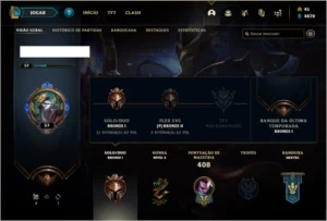 Conta bronze 1 com 28 skins e 94 champs - League of Legends LOL